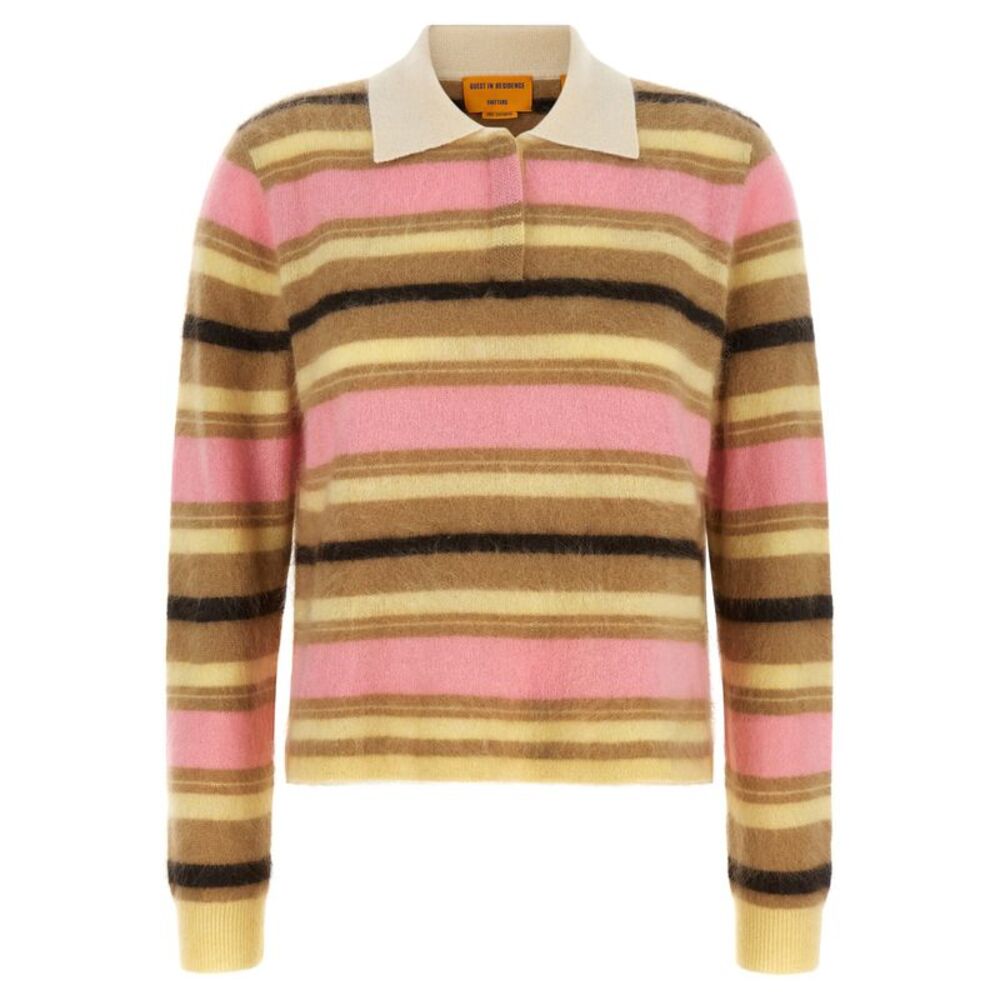 Guest in Residence Multicolor Cashmere Polo Women's Shirt